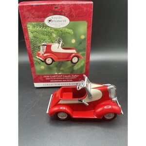 Hallmark‎ Keepsake Ornament 1938 Garton Lincoln Zephyr 2000 Club Edition Series